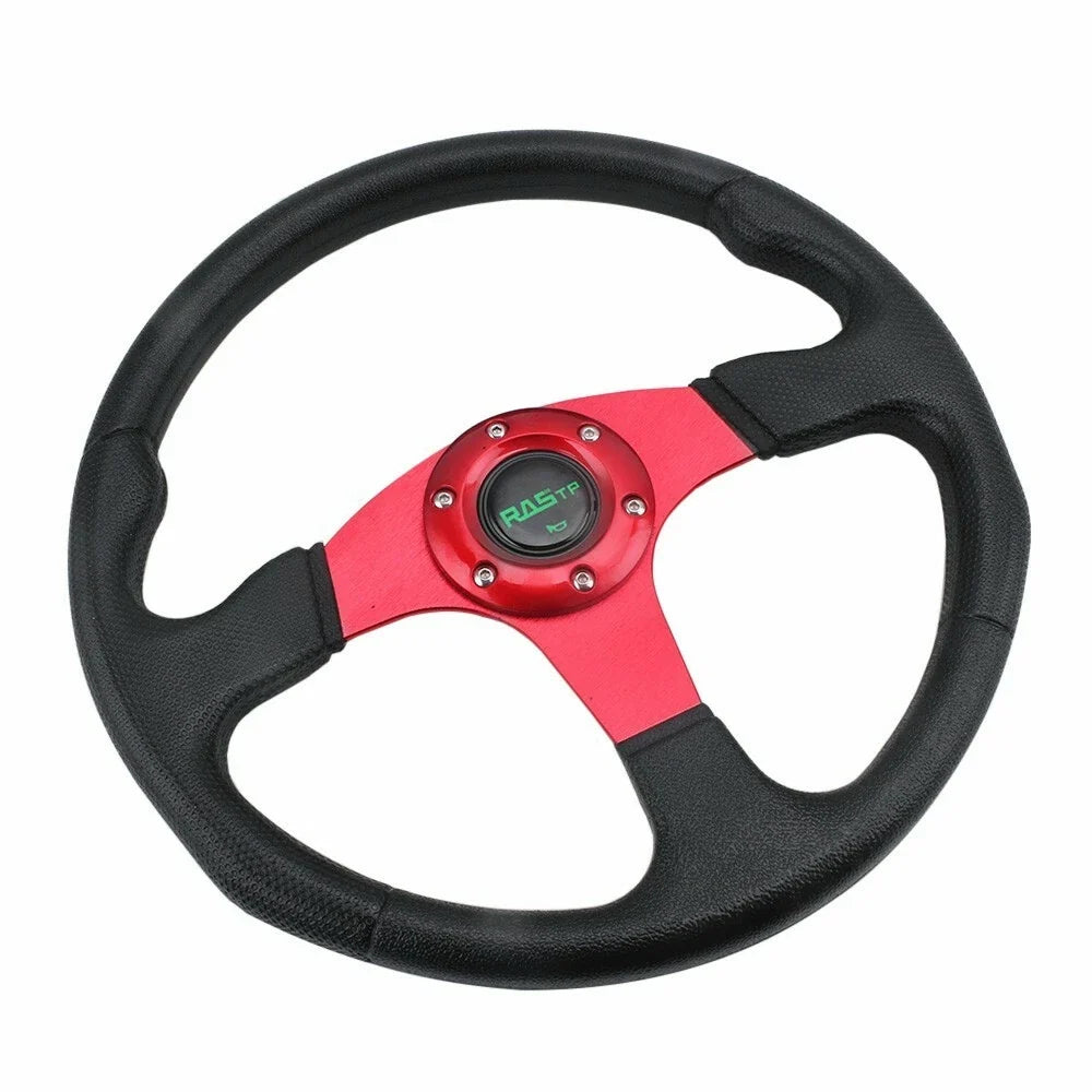 Universal 6 Bolt 13" 340mm Racing Drifting Sport Steering Wheel