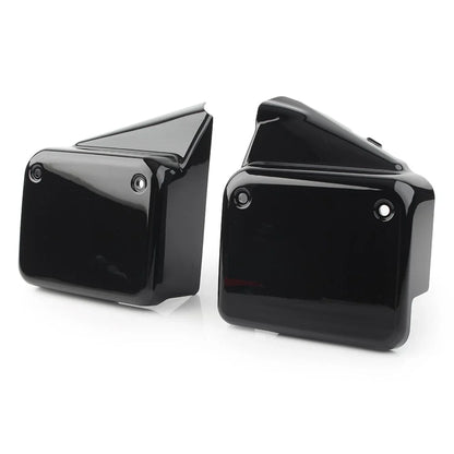 Set of 2 Black Side Battery Cover Guards for Honda VT750 Shadow Spirit (2000–2009)
