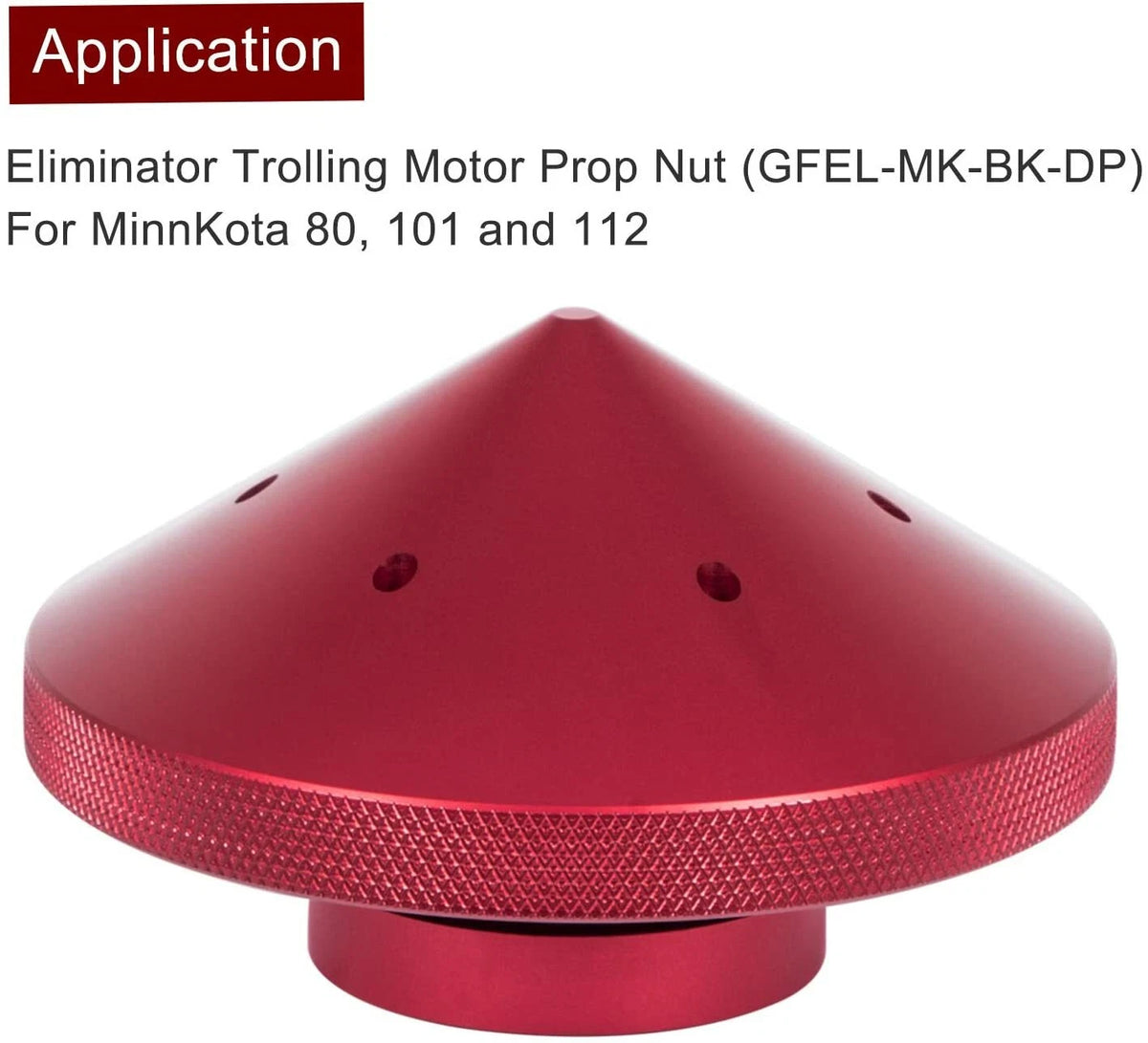 Eliminator Trolling Motor Prop Nut Billet for MinnKota 80, 101, 112 lb Models