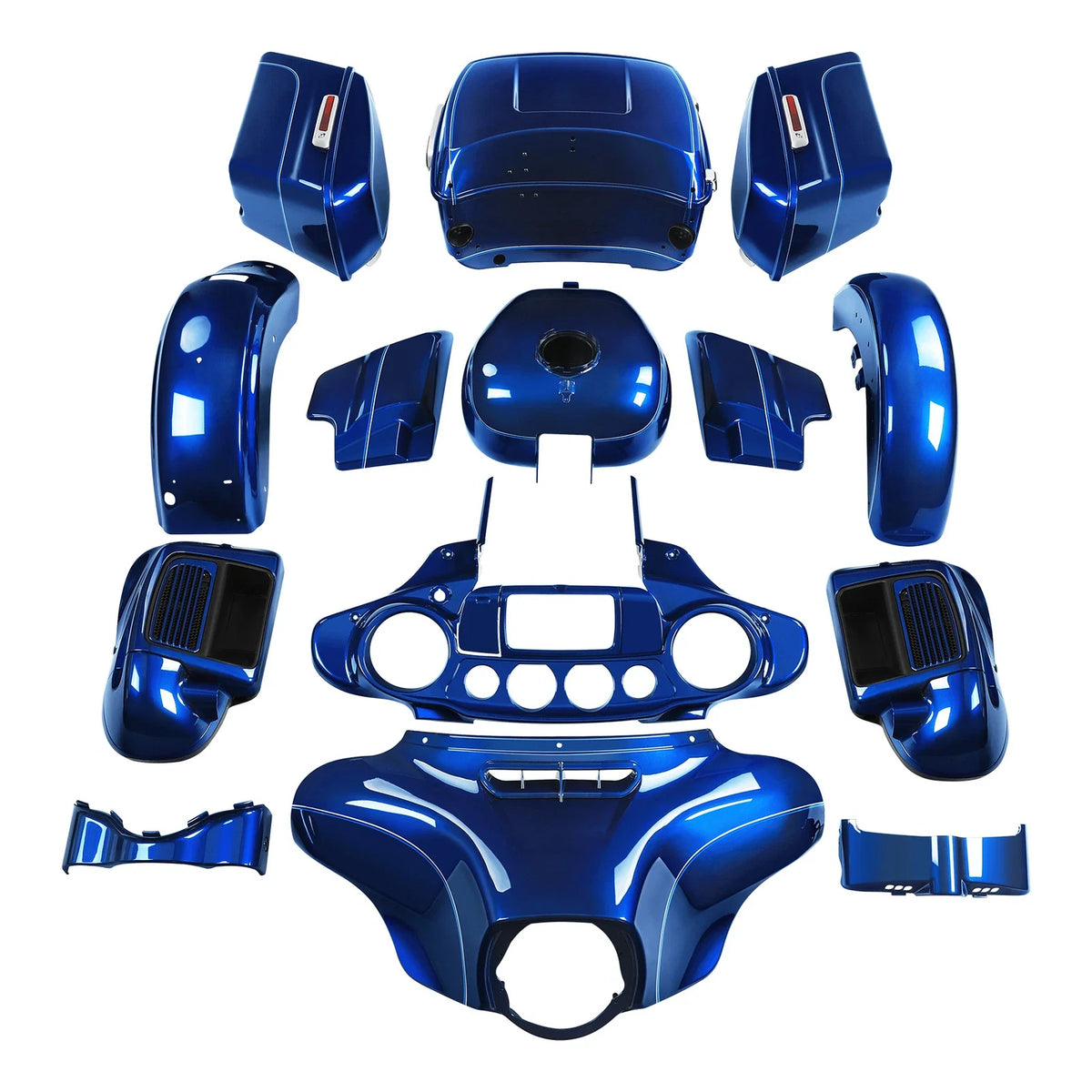 Fairings Body Work Kit for Harley Electra Glide (2014–2024) Superior Blue