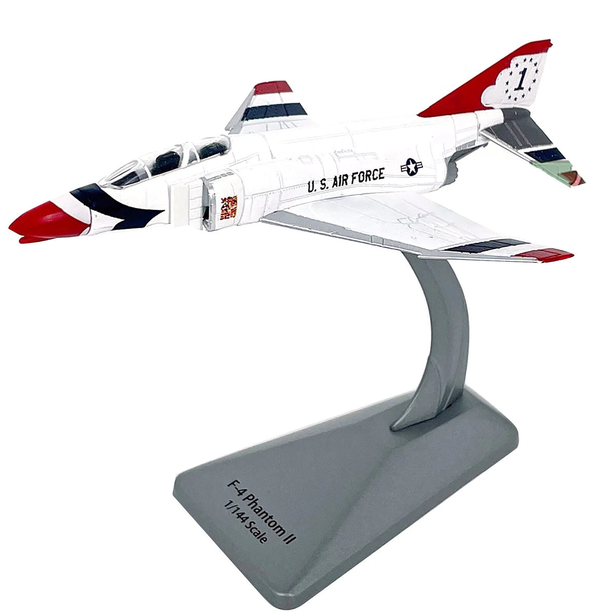 1/144 Scale Diecast Alloy F-4 Phantom II Fighter Model