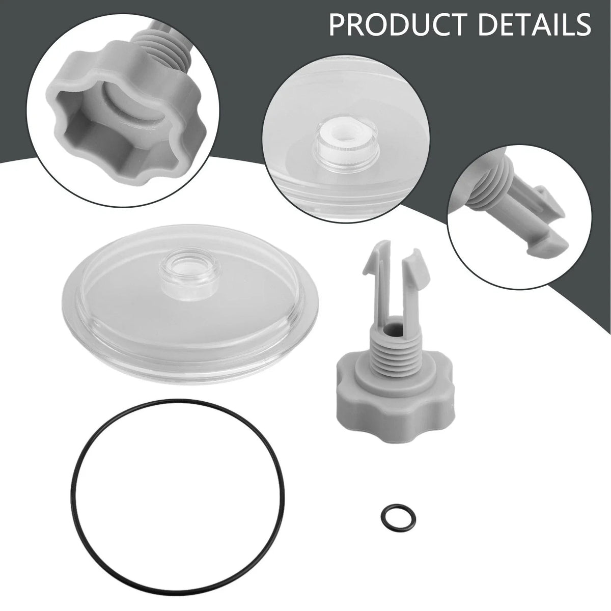 Leaf Trap Cover Lid for Intex 12in Sand Filter Pump (Intex Model)