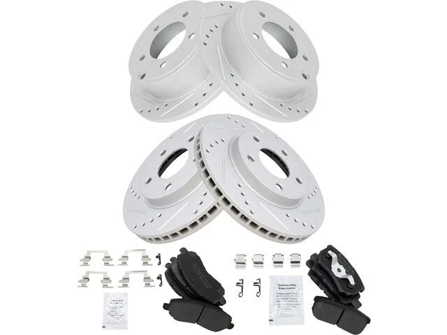 Brake Pad and Rotor Kit for Mitsubishi Lancer (2008–2016) 95779JTSG