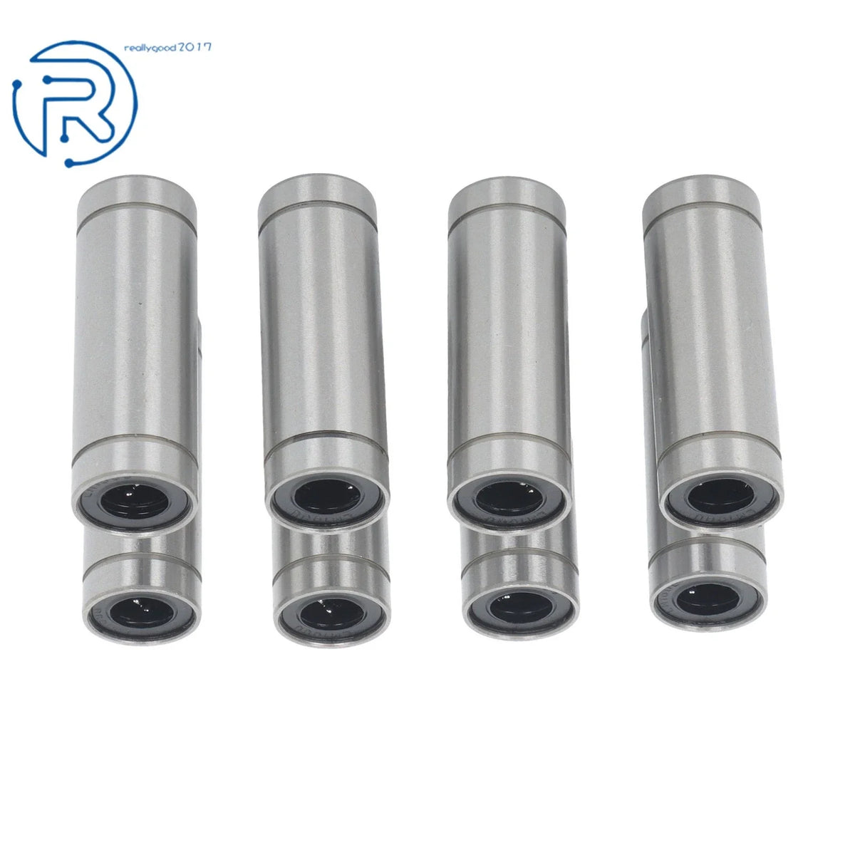 8X LM10LUU Linear Ball Bearings for CNC 3D Printer (10 × 19 × 55 mm)