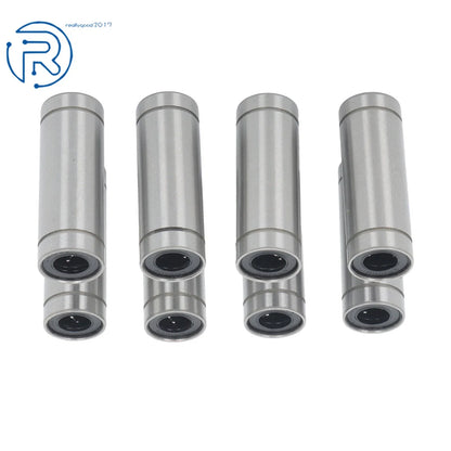 8X LM10LUU Linear Ball Bearings for CNC 3D Printer (10 × 19 × 55 mm)