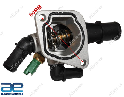 Thermostat Housing for Suzuki Swift Mk3, Lancia Ypsilon Musa 1.3 (2004–2010)