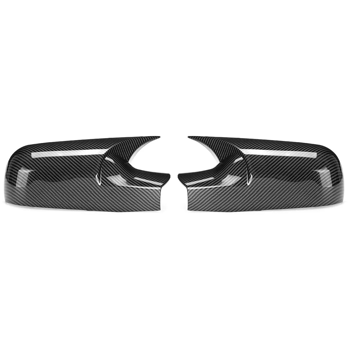 Carbon Fiber Side Mirror Cover Cap Add-On for Renault Megane 2 (2002–2009)