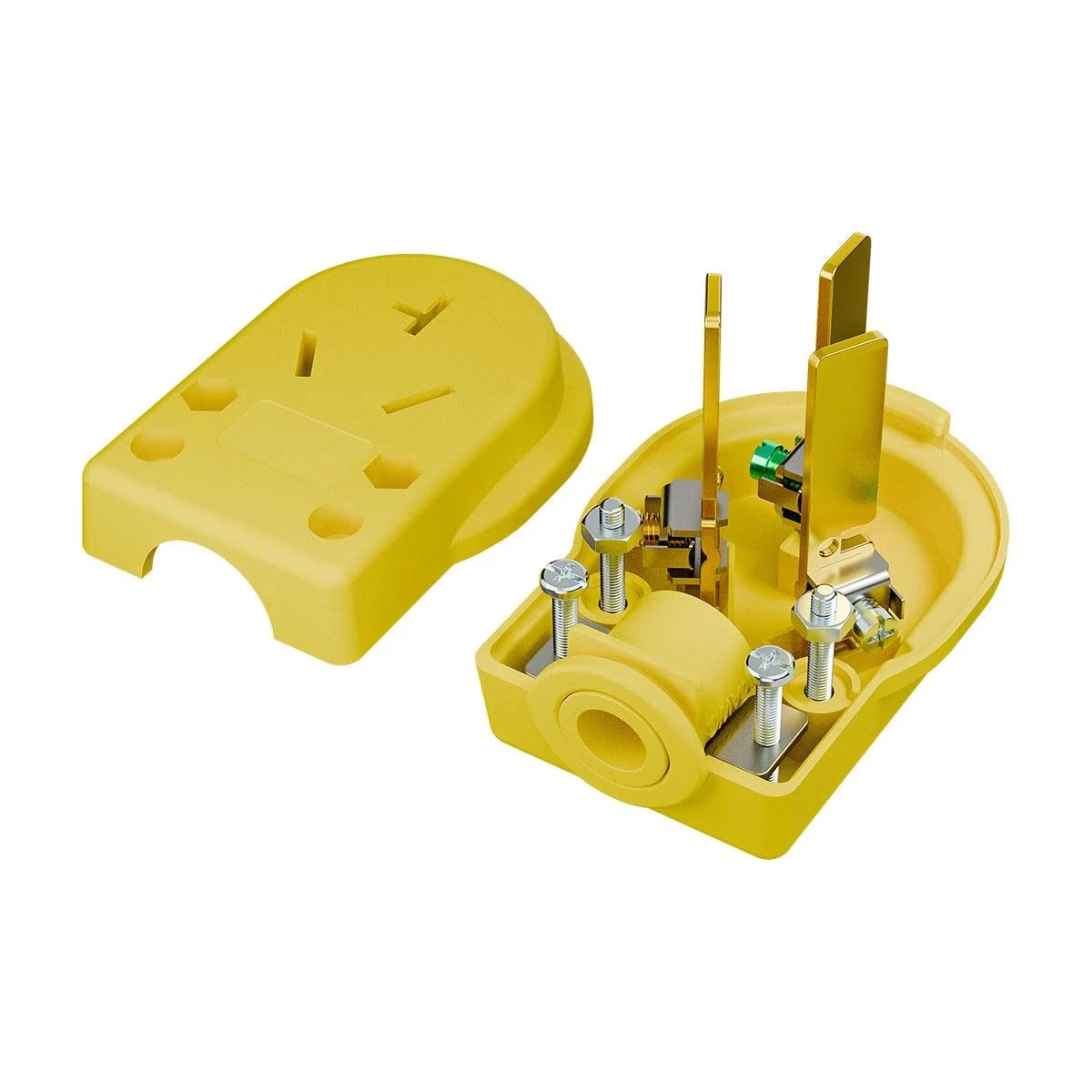 Nema 10-50P 50 Amp Angle Plug for 125/250 Volt (No Year Range)