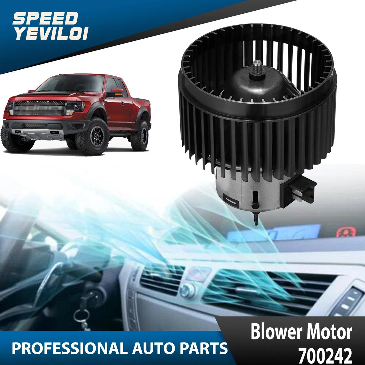 Heater Blower Motor with Wheel for Chevrolet Cobalt HHR Pontiac G5 (2005–2010)