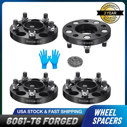 Set of 4 Hubcentric 20mm Wheel Spacers for Nissan Ariya (2023–2024)
