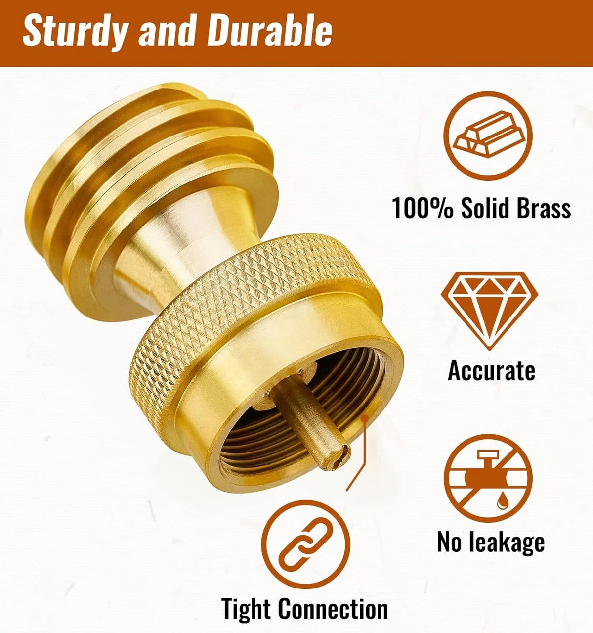 1lb Propane Tank Adapter for 20lb Tanks (No Year Range)