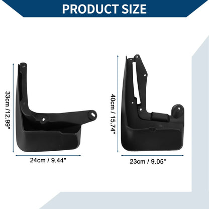 Set of 4 Mud Flaps Splash Guards for BMW 5 Series G30 G38 (2017–2022)