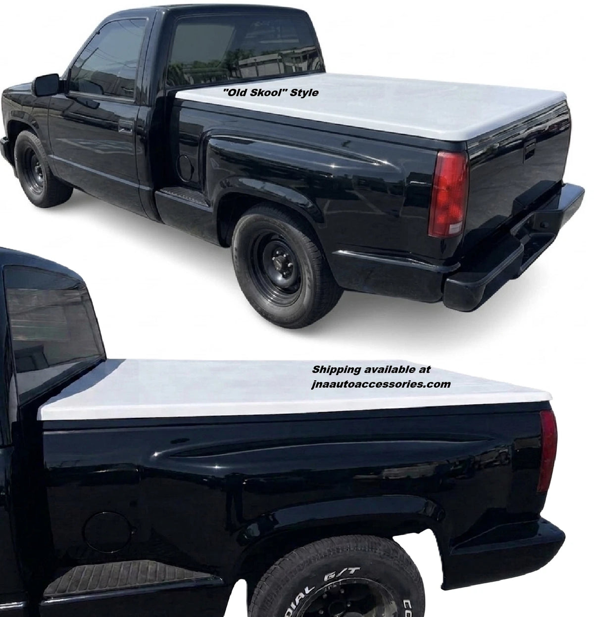 Fiberglass Bed Cover for Chevy/GMC Short Bed Stepside (1988–1998) 5.8 Ft
