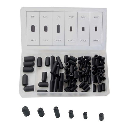 80pcs Silicone Hose Cap Assortment Kit for Manifold