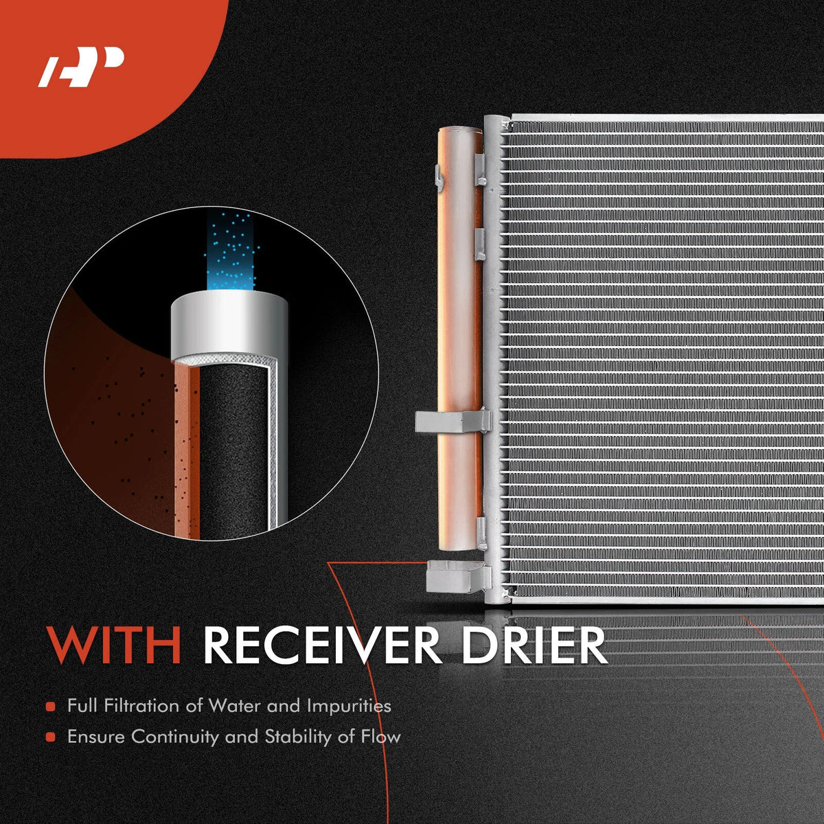 A/C Condenser and Dual Cooling Fan Kit for Nissan Altima Maxima