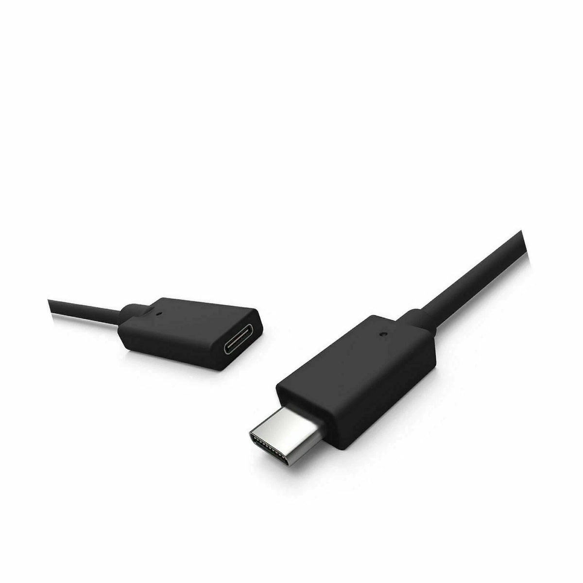 USB 3.1 Type C Male to USB-C Female Extension Cable (1/3/6 Feet) Black