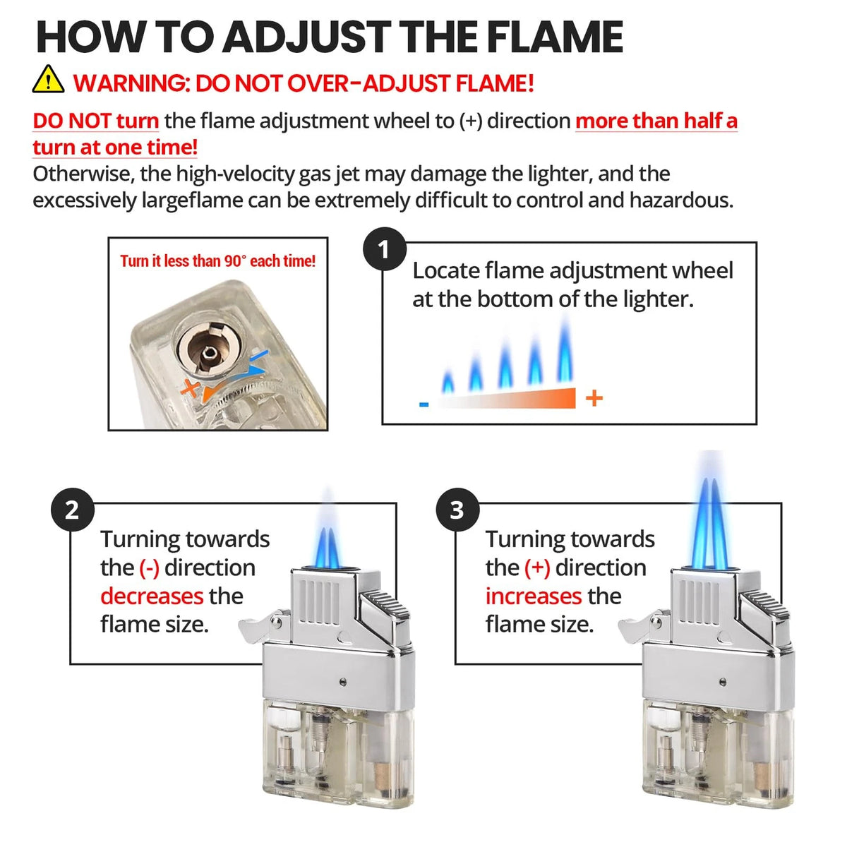 Coldown Butane Lighter Insert for Windproof Gas Dual Small