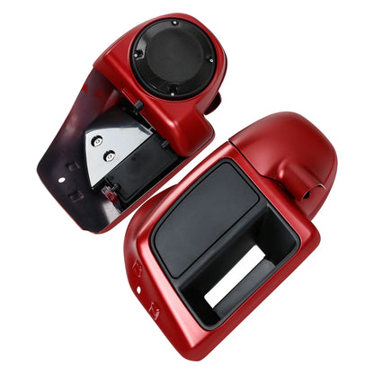 Lower Vented Fairings for Harley CVO Street Glide (2014–2024) 19 Wicked Red Denim