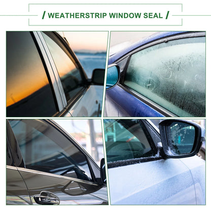 2X Front Left & Right Weatherstrip Window Seal No.7571006080 for Toyota Camry 