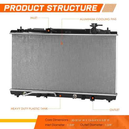 Aluminum Core Radiator for Lexus ES350, Toyota Camry 3.5 (2007–2012) DPI-13035