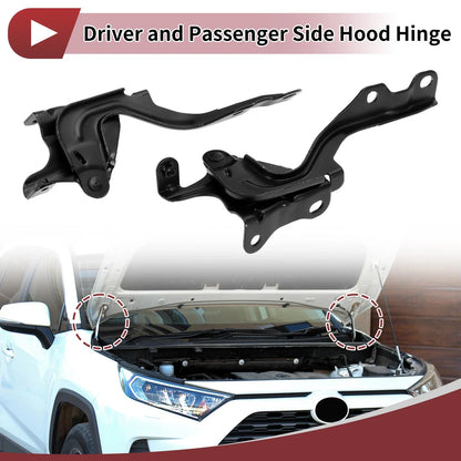 Hood Hinges for Kia Forte (2010–2013) No. 791201M000 - 1 Pair