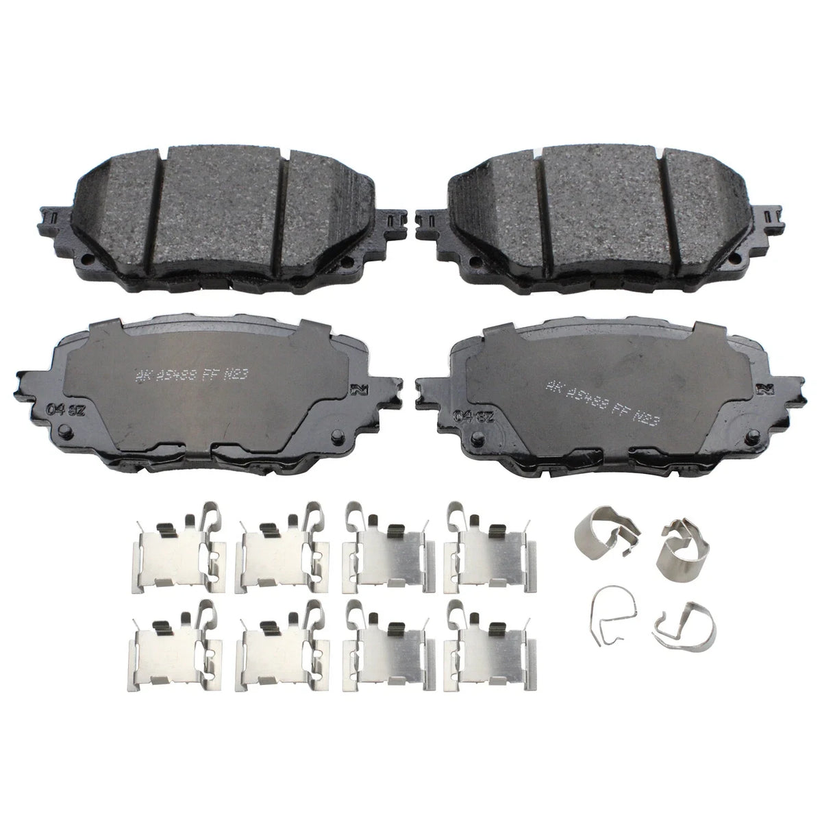 Set of 4 Akebono ProACT Front Disc Brake Pads for Mazda MX-5 Miata (2016–2019)