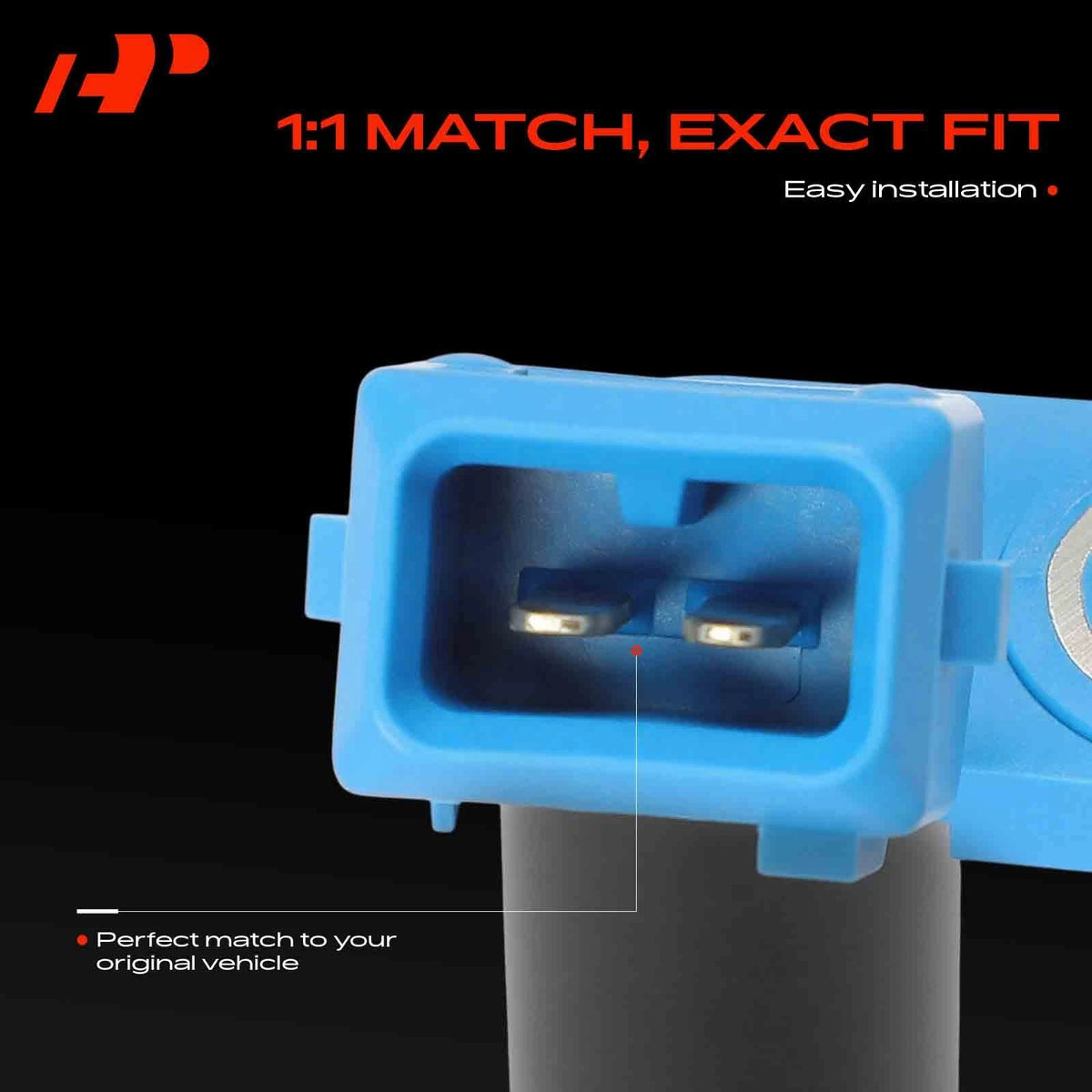 Crankshaft Position Sensor for Ford Fiesta L4 1.6L (V25720022, YS6A6C315AB, VDO3240055001R, PC914)