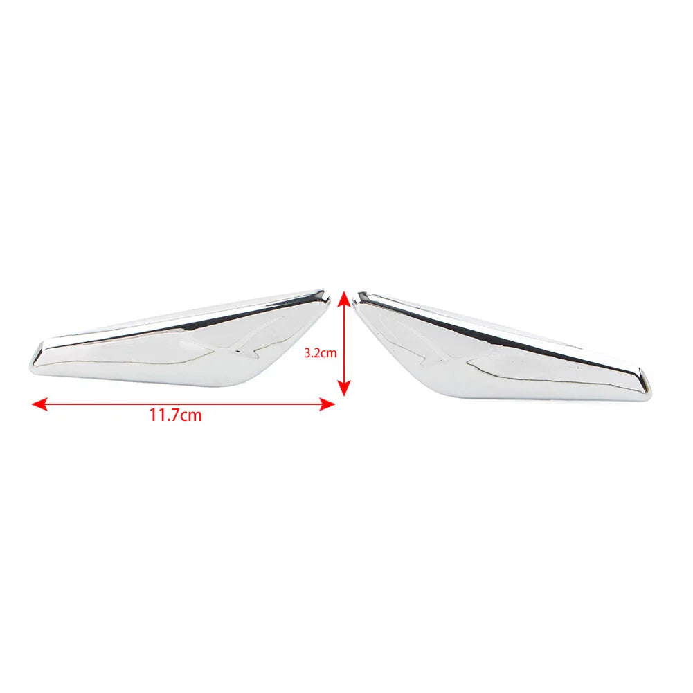 Chrome Front Side Fender Finisher for BMW X3 F25, X4 F26 (2009-2018)