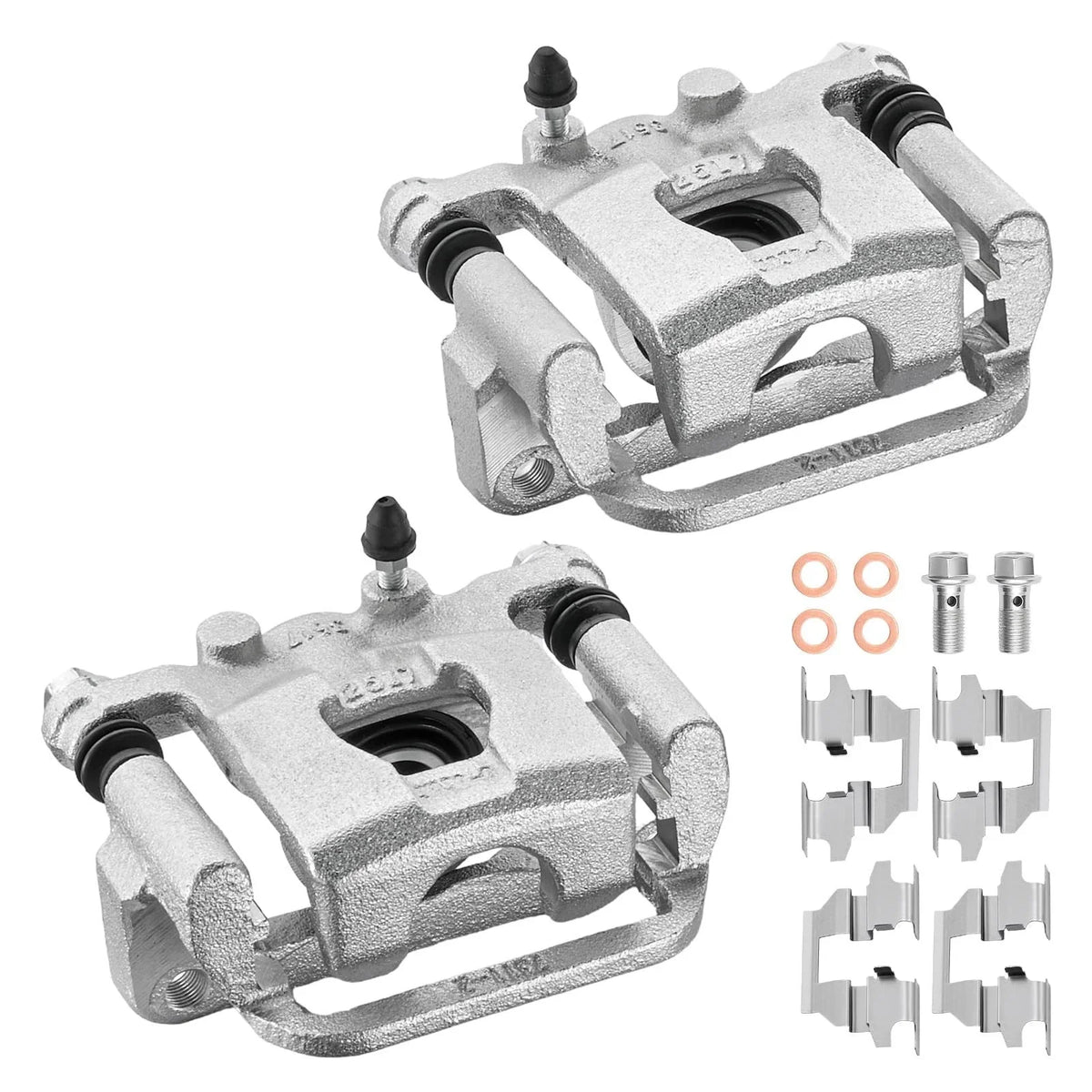 Pair Rear Brake Calipers for Nissan Altima (2002–2018), Maxima (2003–2023)