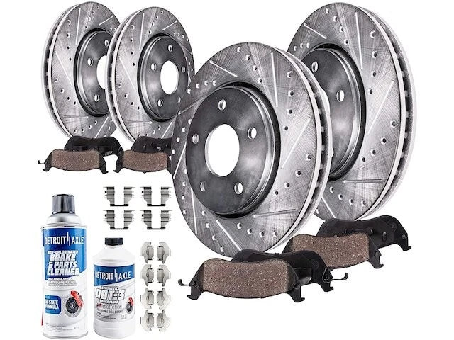 Brake Pad and Rotor Kit for Isuzu Hombre (1998–2000) 69779RWXK
