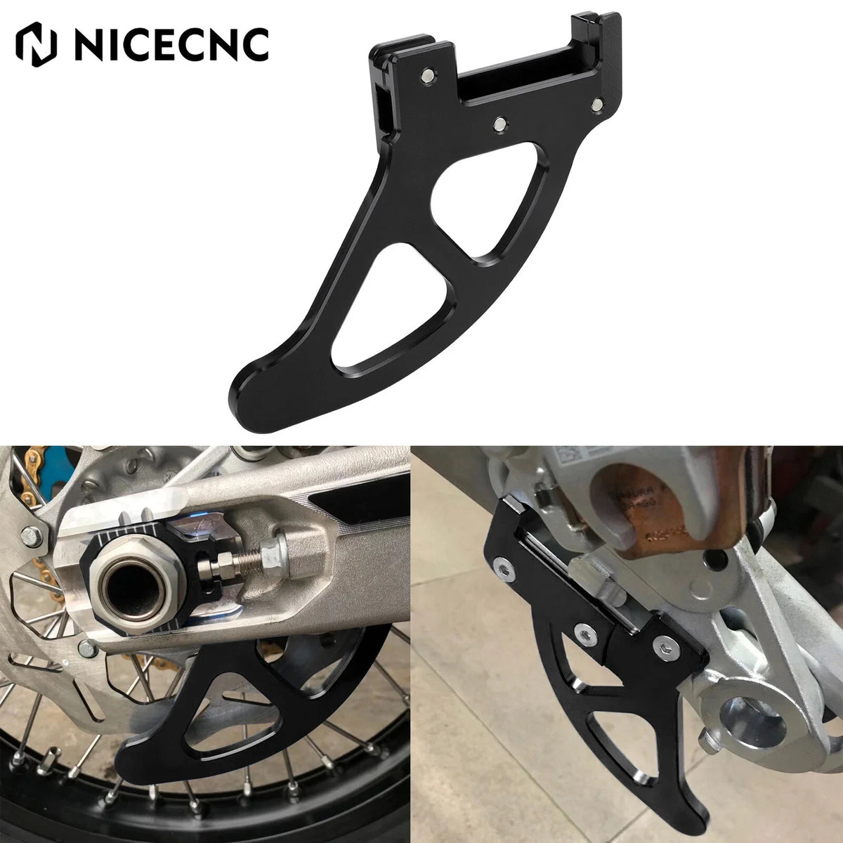 CNC Rear Brake Disc Guard for KTM 125 150 250 300 350 XCF-W EXC XCW SX XC (2004–2023)