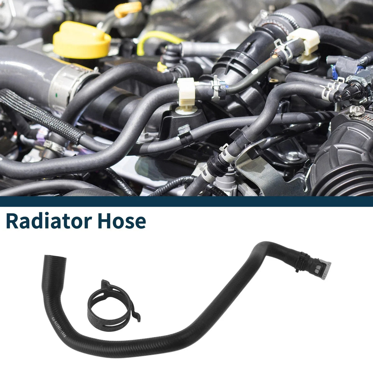Radiator Hose No.8V6118C553ADF for Ford Focus (2012) Rubber Warm Air Inlet Pipe