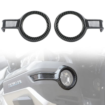 Fog Lamp Trim Rings for Goldwing GL1800 (2001–2010) - Carbon Fiber