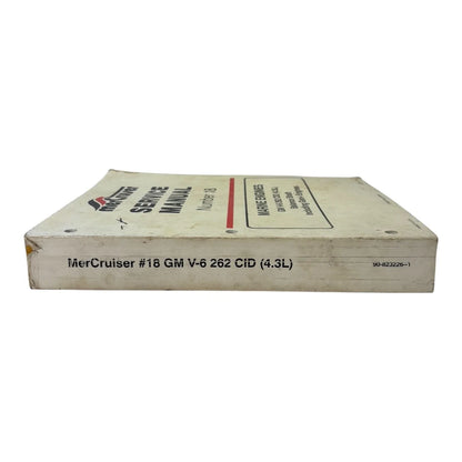 Service Manual #18 for MerCruiser GM V-6 262 CID (1996) 90-823226--1