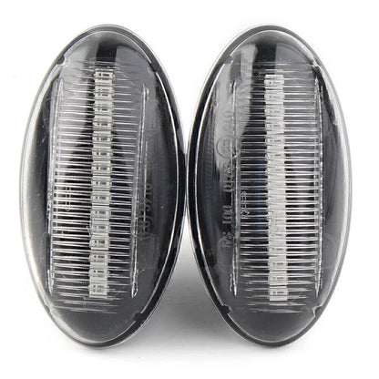 Clear LED Dynamic Signal Side Marker Light for Peugeot 307, 206, 607 (2001–2014)