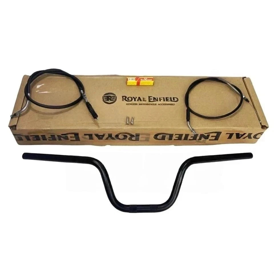 Black Touring Handlebar for Royal Enfield Classic, Bullet & Reborn 350 (KXA00800)