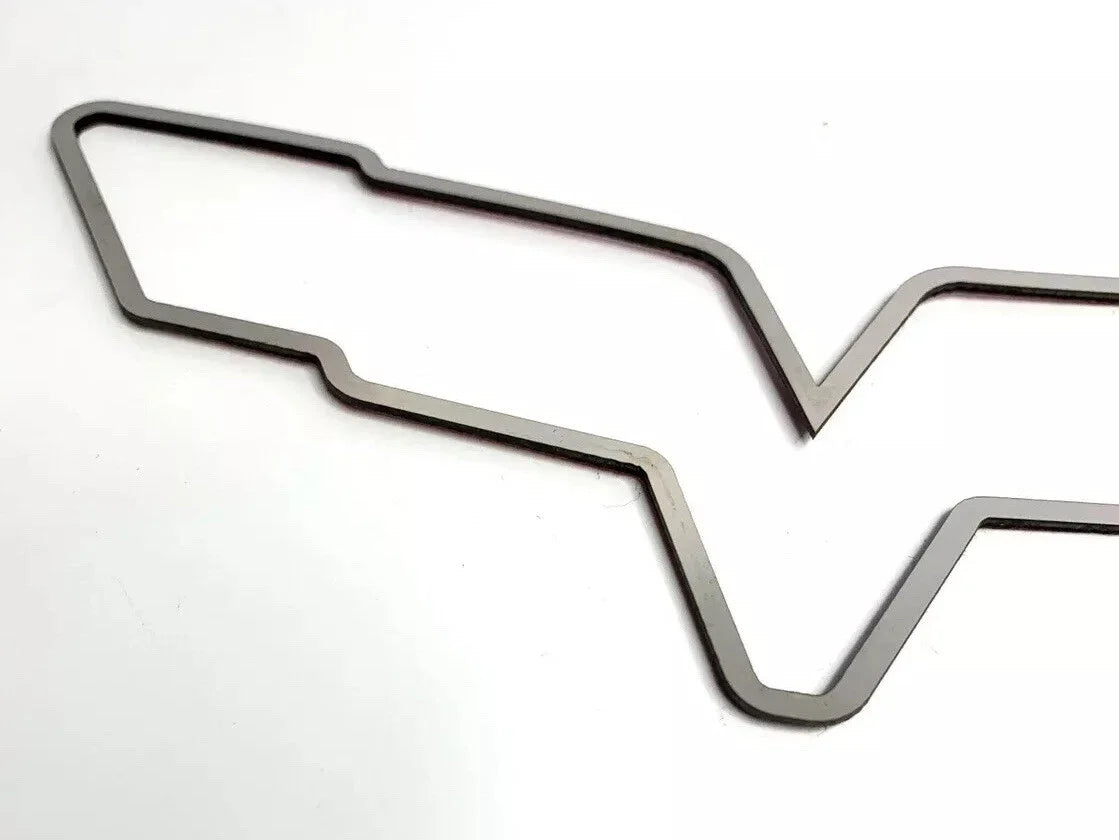 Adhesive Emblem Trim Polished Stainless Steel for 2005–2013 C6 Corvette