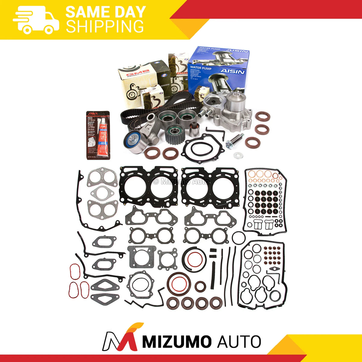 Head Gasket Set with Timing Belt & Water Pump for Subaru Impreza (2002–2003)