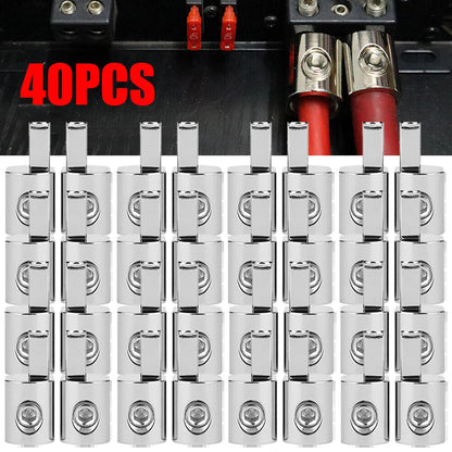 40Pcs 1/0 to 4 Gauge Power Wire Reducer for Car Audio Amp Terminal