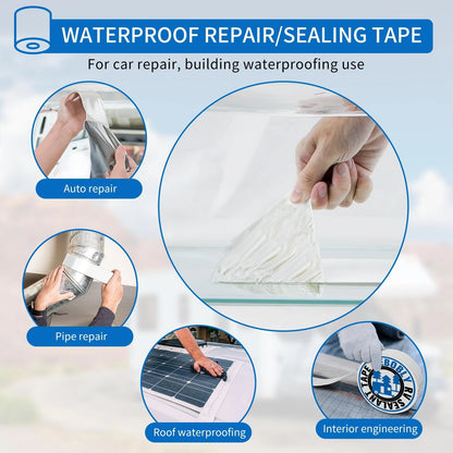 4 Inch RV Roof Repair Tape Sealant 50' White