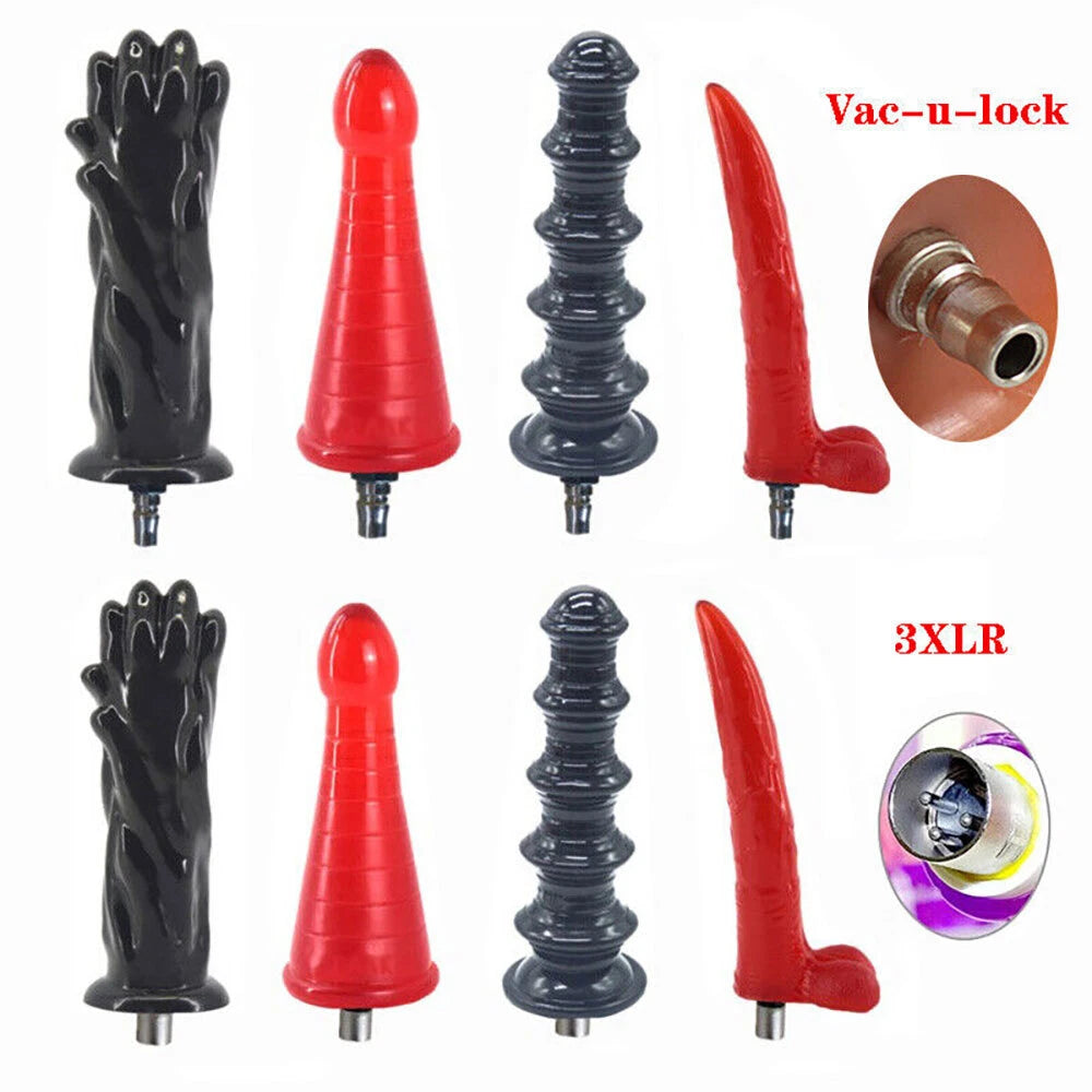 1X Silicone Penis Attachment for 3XLR / Vac-u-Lock Dildo