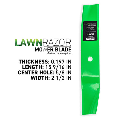 6X LawnRAZOR Blade for Ariens Zoom 1844 1944 (01593900) 44 Inch High Lift