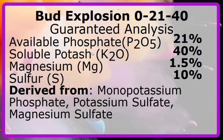 Bud Explosion Bloom Booster for Flowering Plants (0.9lb)