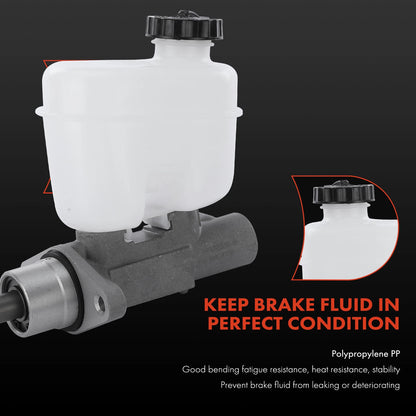 Brake Master Cylinder with Reservoir for Jeep Grand Cherokee (1999–2004) 5011260AA, 5011260AB, M630154
