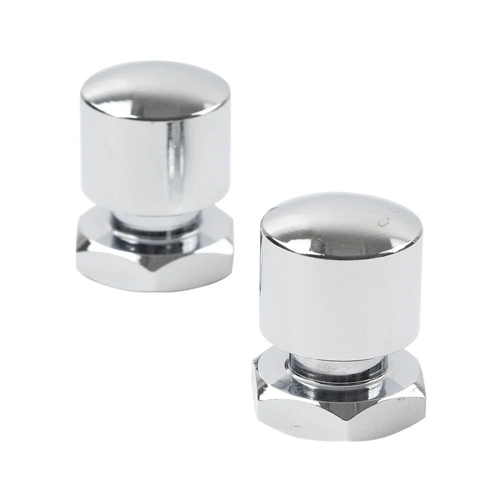 2X Solo Seat Vintage Nuts Screw for Harley Touring Road Glide Street Glide (2014–2023) Chrome