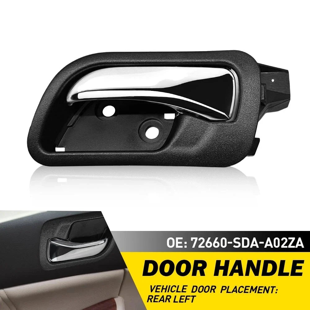 Rear Left Driver Side Interior Door Handle for Honda Accord Sedan (2003–2007) EPY
