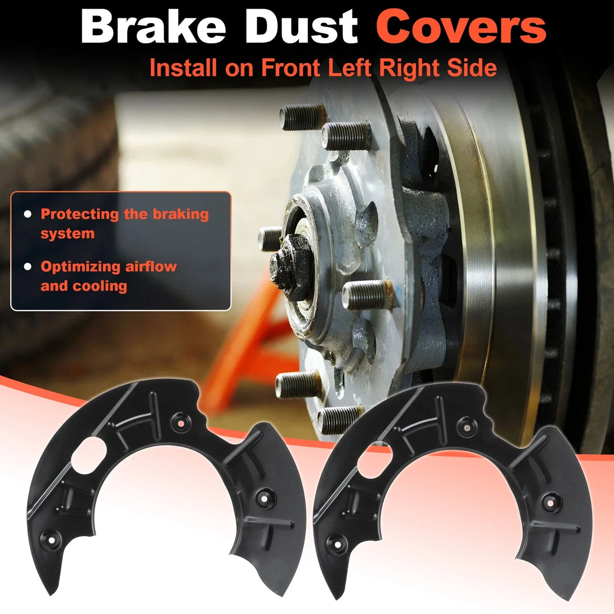 Brake Dust Shield for Ford Ranger Explorer (2001–2005) 3L2Z1214BA