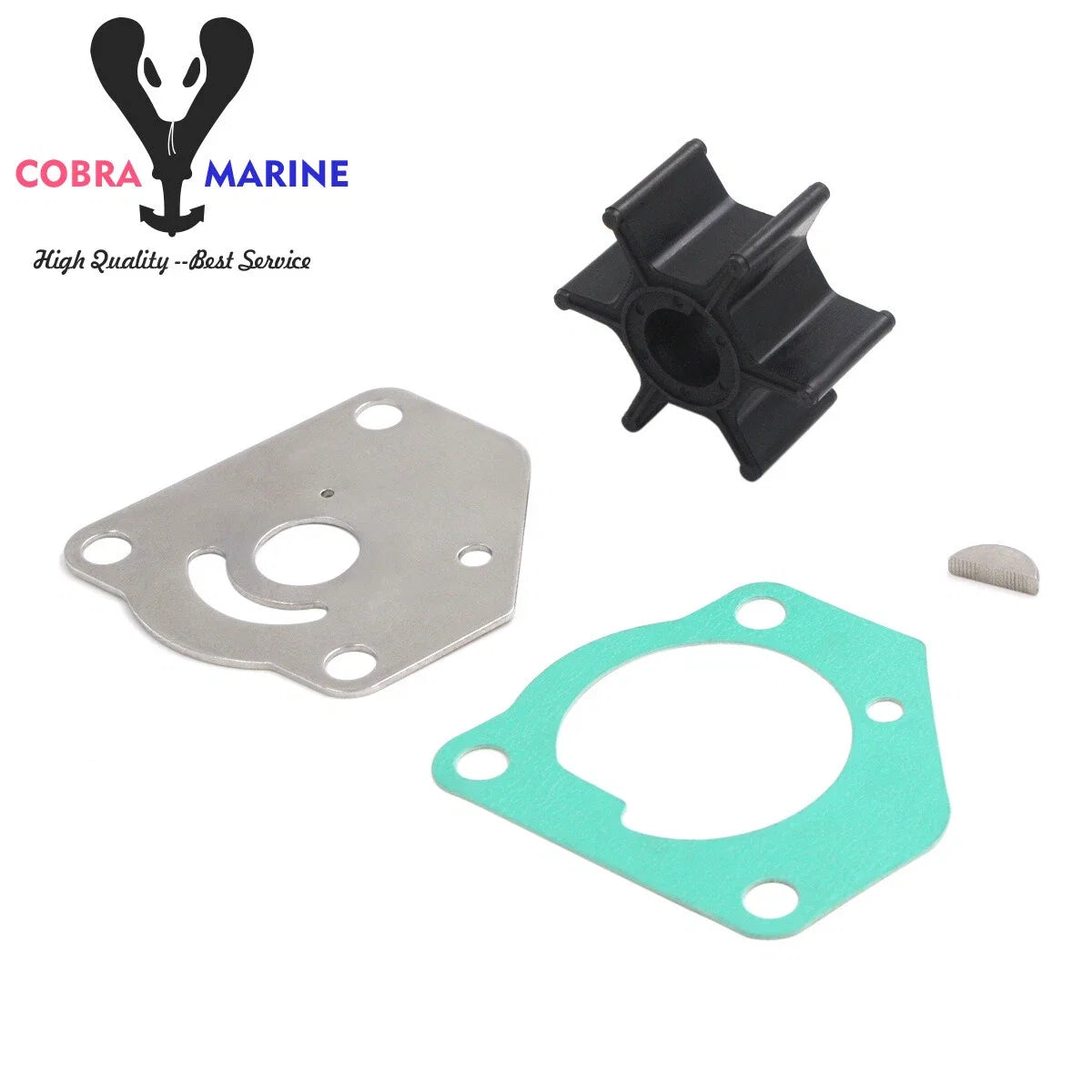 Water Pump Impeller Service Kit for Suzuki DT8C DT9.9C (17400-92D01, 18-3255)