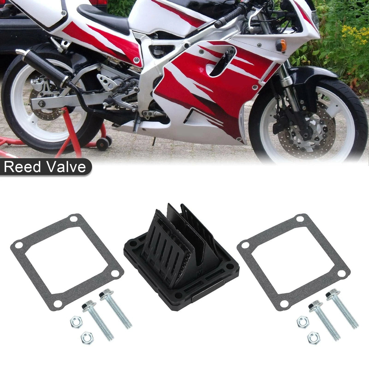 Reed Valve System for VT150 VR150 TZR125 TDR240 TDR250 (M593-A025)