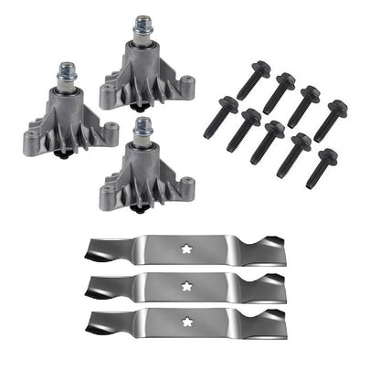 50" Blade Kit with Spindles & Mounting Bolts for Husqvarna (Fits )